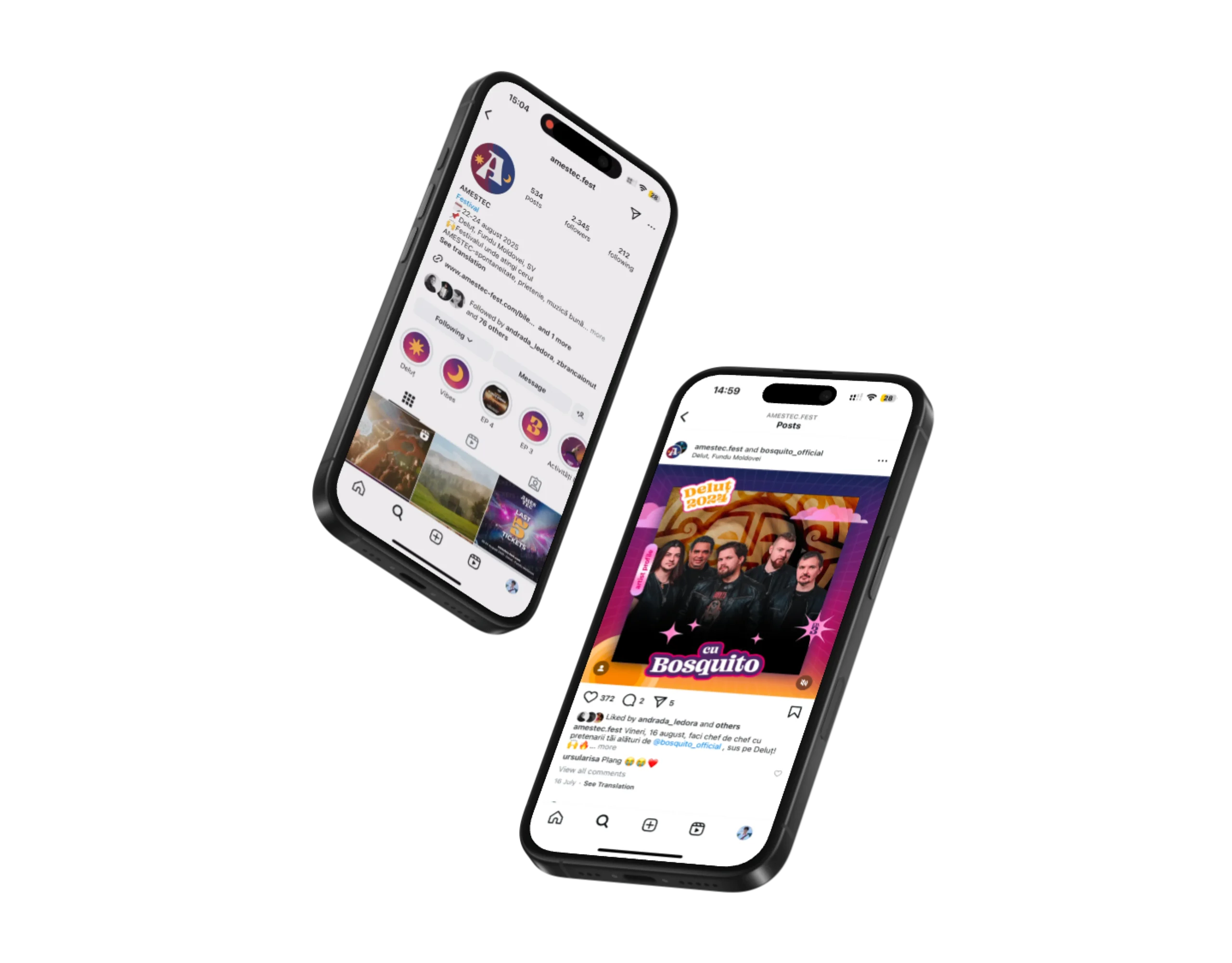 social media amestec
